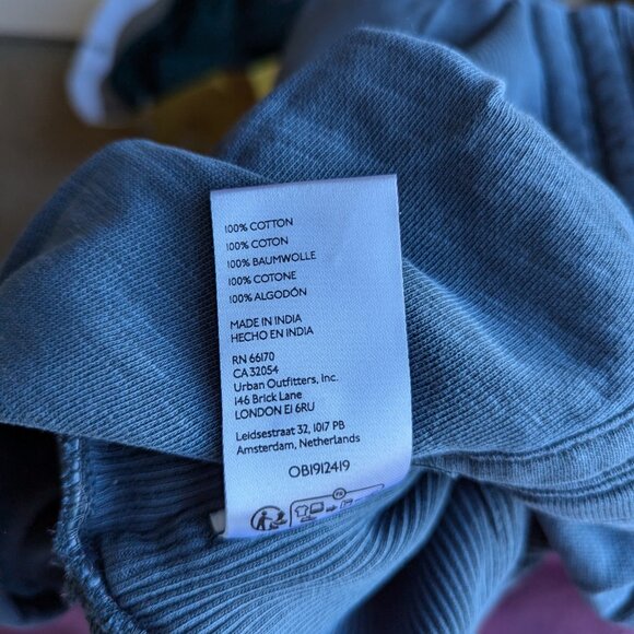 NWT Pilcro Anthropologie tie open back sweatshirt - Picture 6 of 8